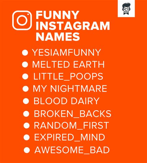 insta funny names